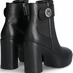 Bottines en Cuir Now noires - Talon 9 cm-Liu-Jo Clearance