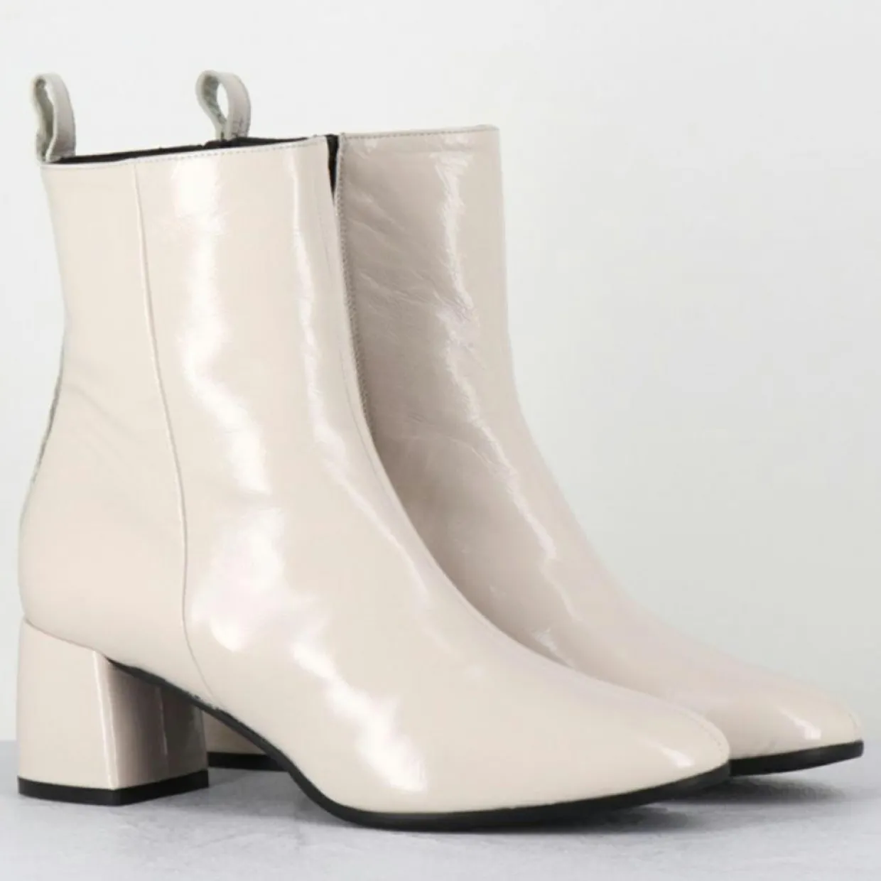 Femme Garrice Bottines^Bottines en Cuir samui lait