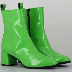 Femme Garrice Bottines^Bottines en Cuir samui vertes