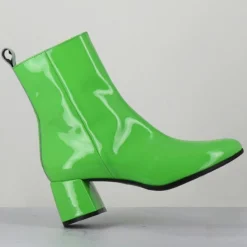 Femme Garrice Bottines^Bottines en Cuir samui vertes
