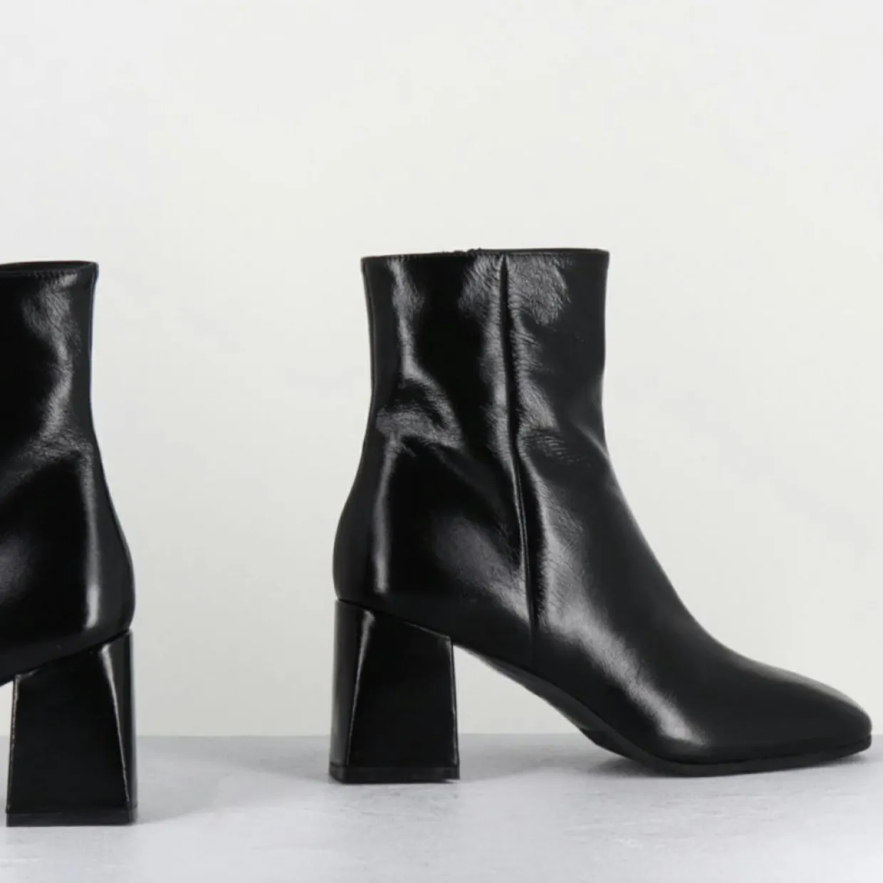 Femme Garrice Bottines^Bottines en Cuir selia noires
