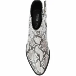 Femme Geox Bottines^Bottines en Cuir Teoclea beige/gris