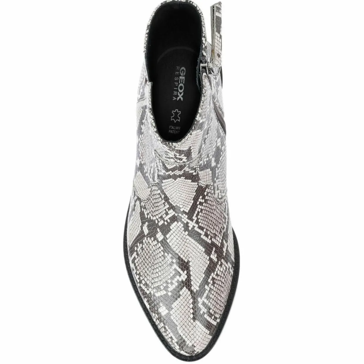 Femme Geox Bottines^Bottines en Cuir Teoclea beige/gris