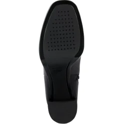 Bottines en Cuir Teulada noires - Talon 9 cm-Geox Sale
