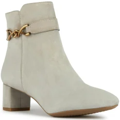 Bottines en Velours de Cuir Pheby 50 sable - Talon 5 cm-Geox Online
