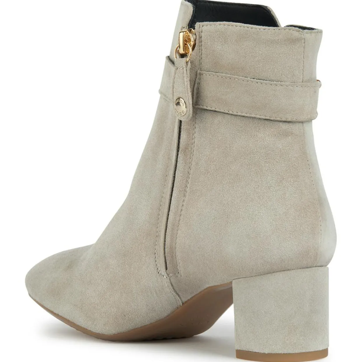 Bottines en Velours de Cuir Pheby 50 sable - Talon 5 cm-Geox Online