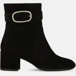 Bottines en Velours de Cuir Eleana noires-Geox Online
