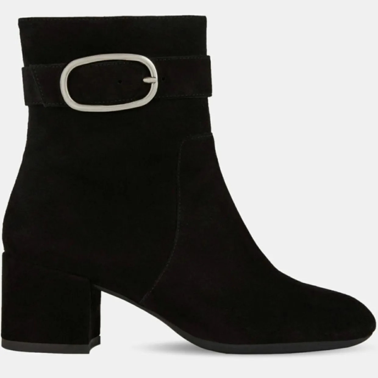 Bottines en Velours de Cuir Eleana noires-Geox Online