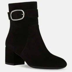 Bottines en Velours de Cuir Eleana noires-Geox Online