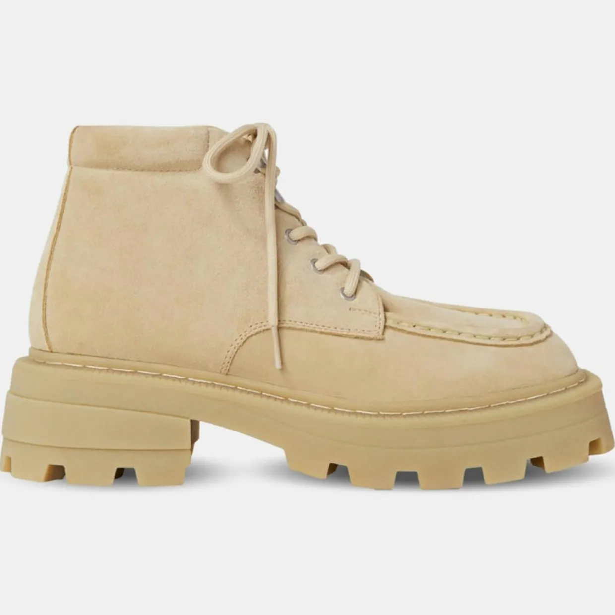 Homme Eytys Boots^Bottines en Velours de Cuir Tribeca beiges