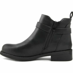 Femme Lab78 Bottines^Bottines plates noires
