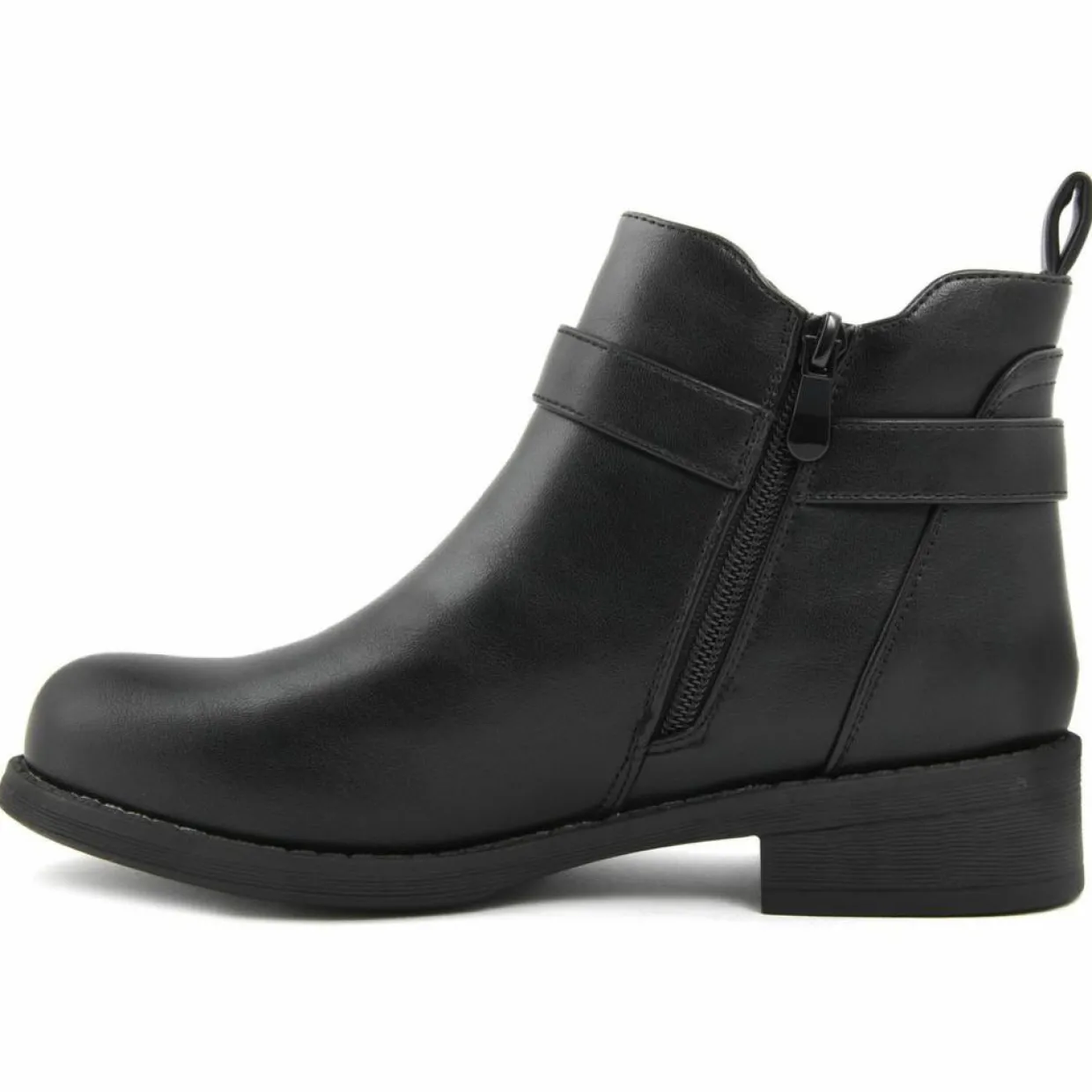 Femme Lab78 Bottines^Bottines plates noires