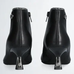 Bottines Sandie en Cuir noires-Liu-Jo Clearance