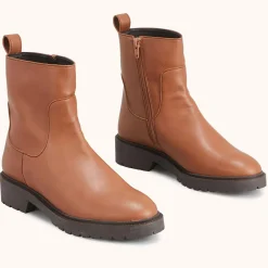 Femme Cosmoparis Bottines^Bottines Valoris Vegan cognac