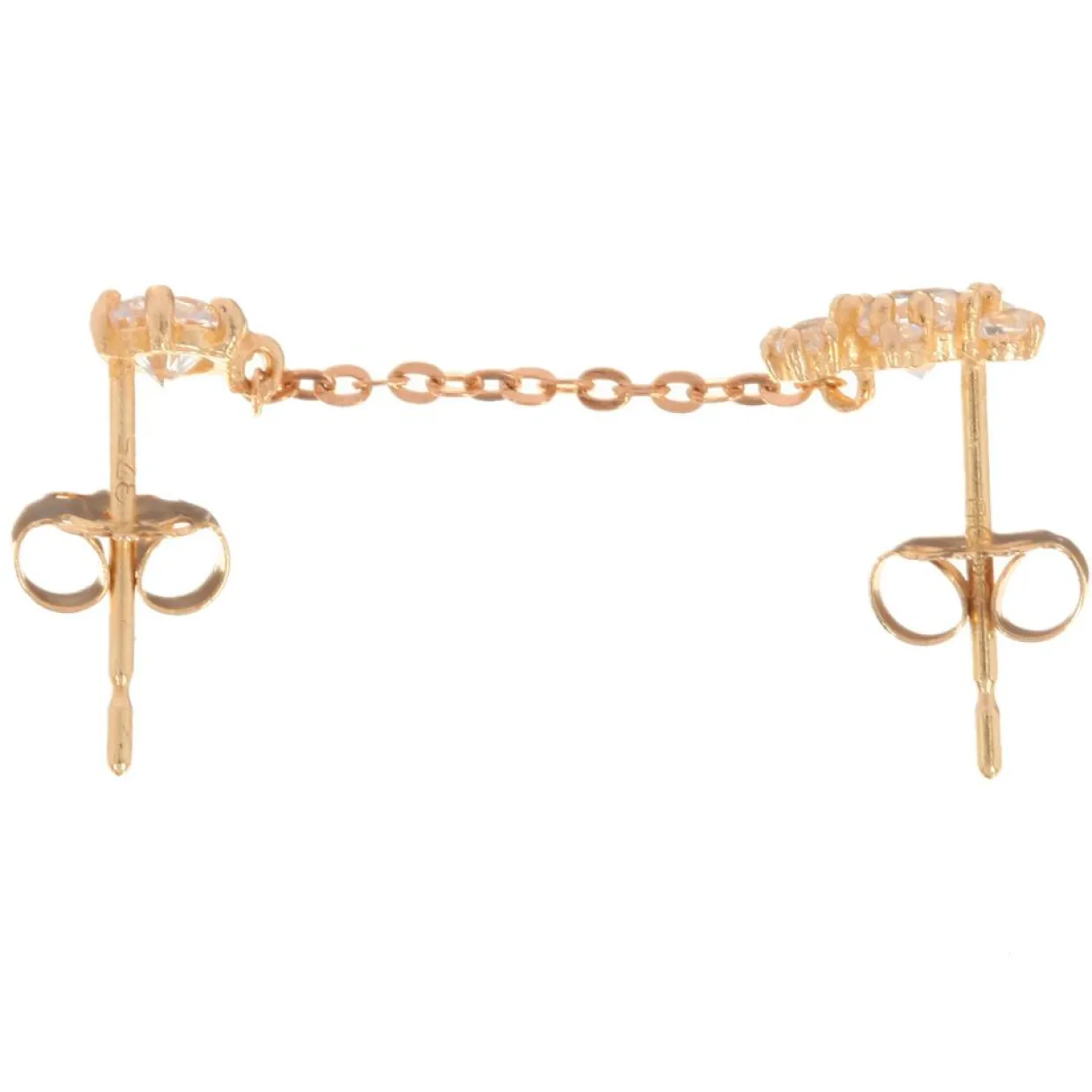 Boucle d'oreille unitaire Duchesse or jaune-Instant d'Or Clearance