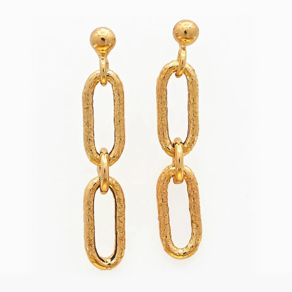 Boucles d'oreilles Aurora en Argent doré-By Rafaella Hot