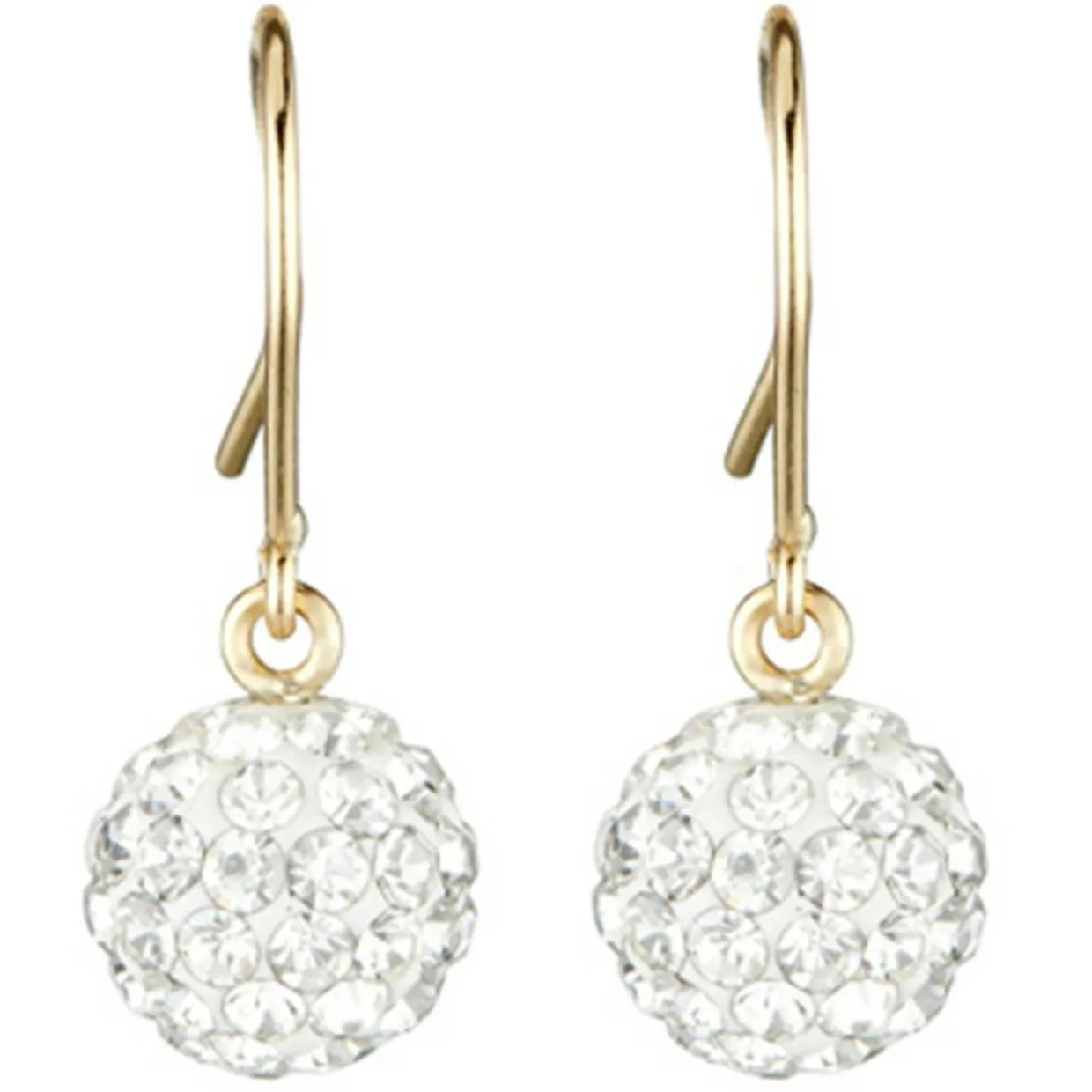 Boucles d'oreilles Bulles de Crystal or jaune-Instant d'Or Hot