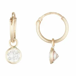 Boucles d'oreilles Créoles or jaune - 8 mm-Instant d'Or Online