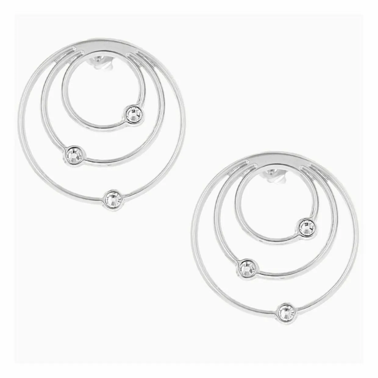 Femme Les Interchangeables Boucles D'Oreilles^Boucles d'oreilles créoles Orbite MM palladium
