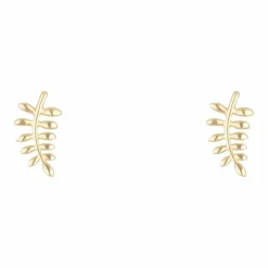 Boucles d'oreilles Feuilles d'Or or jaune-Instant d'Or