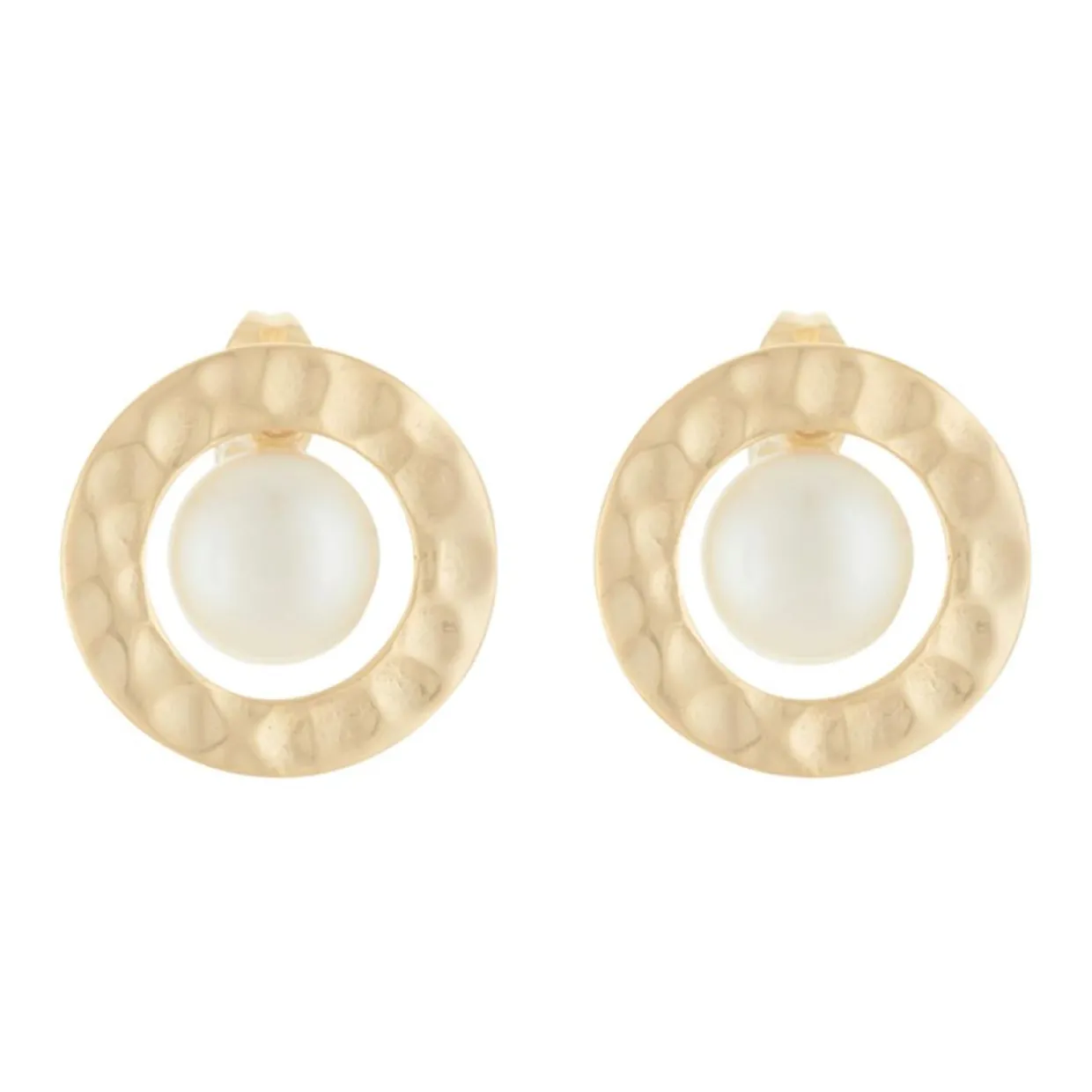 Femme Moonstone Boucles D'Oreilles^Boucles d'oreilles Hope Perle en laiton doré