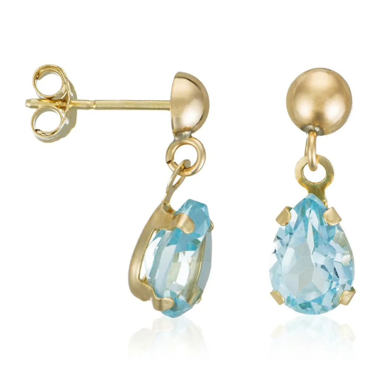 Boucles d'oreilles Jolie Topazes 1.27 ct or jaune-Instant d'Or Sale