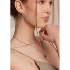 Boucles d'oreilles Lirien argentées-Amelia Parker New