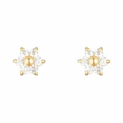 Femme Instant d'Or Boucles D'Oreilles^Boucles d'oreilles Puce Douce Marguerite or jaune