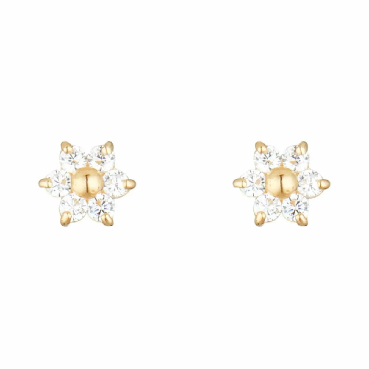 Femme Instant d'Or Boucles D'Oreilles^Boucles d'oreilles Puce Douce Marguerite or jaune