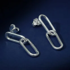 Boucles d'oreilles Wasat en Argent-By Rafaella Clearance
