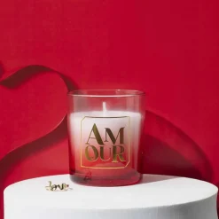 The Concept Factory Bougies^Bougie parfumée bague Amour rouge - 7.1x8.4x7.4 cm