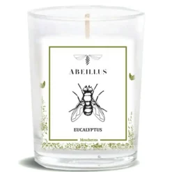Bougie parfumée Jardin d'été Eucalyptus ivoire - 45h-Abeillus