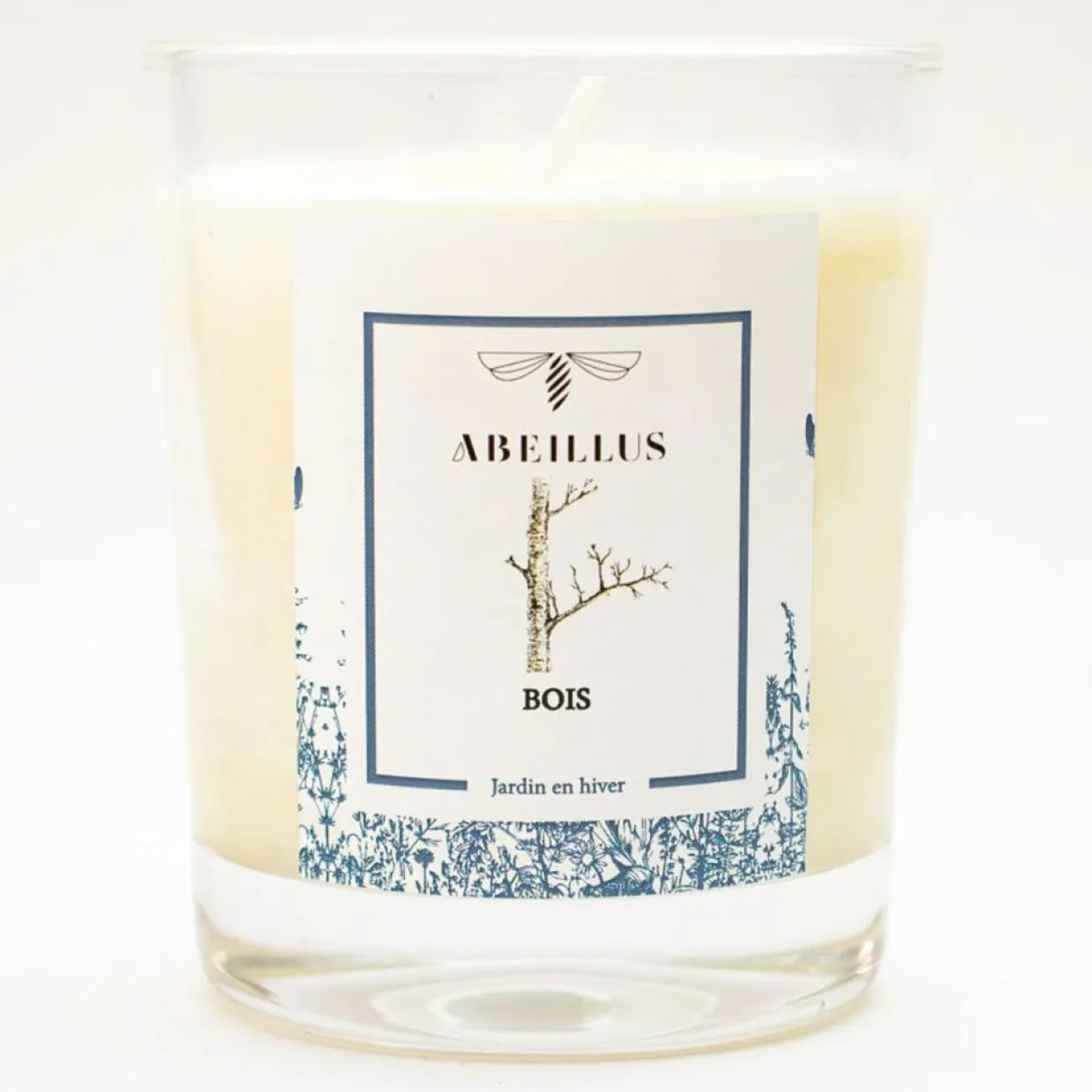 Bougie parfumée Jardin en hiver Bois ivoire - 45h-Abeillus Clearance
