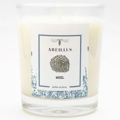 Abeillus Bougies^Bougie parfumée Jardin en hiver Miel ivoire - 45h