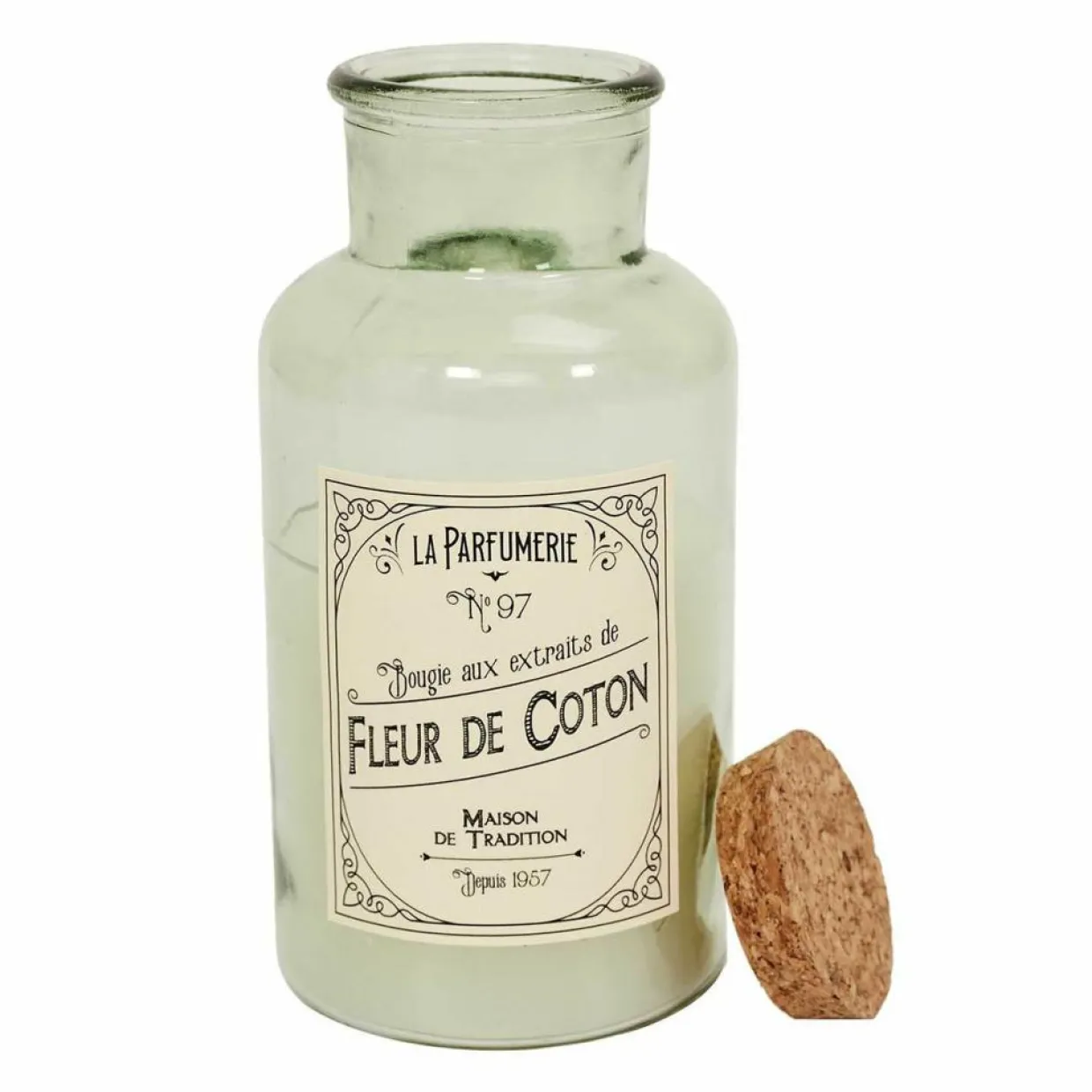 Home Deco Factory Bougies^Bougie Parfumée Maison Tradition vert/ rouge/ blanc - 7.8x17x7.8 cm