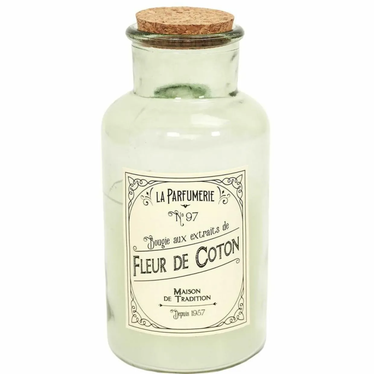 Home Deco Factory Bougies^Bougie Parfumée Maison Tradition vert/ rouge/ blanc - 7.8x17x7.8 cm