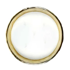 Home Deco Factory Bougies^Bougie Parfumée Martelée dorée - 5 méches - 21x9.5x21 cm