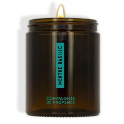 Bougie parfumée Menthe Basilic - 150g-Compagnie de Provence