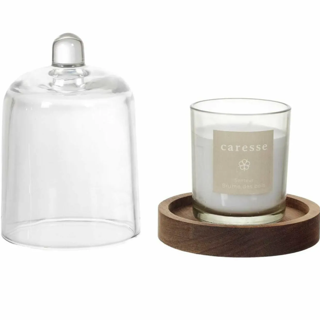 Home Deco Factory Bougies^Bougie Parfumee Cloche Softness multicolore - 11x15x11 cm