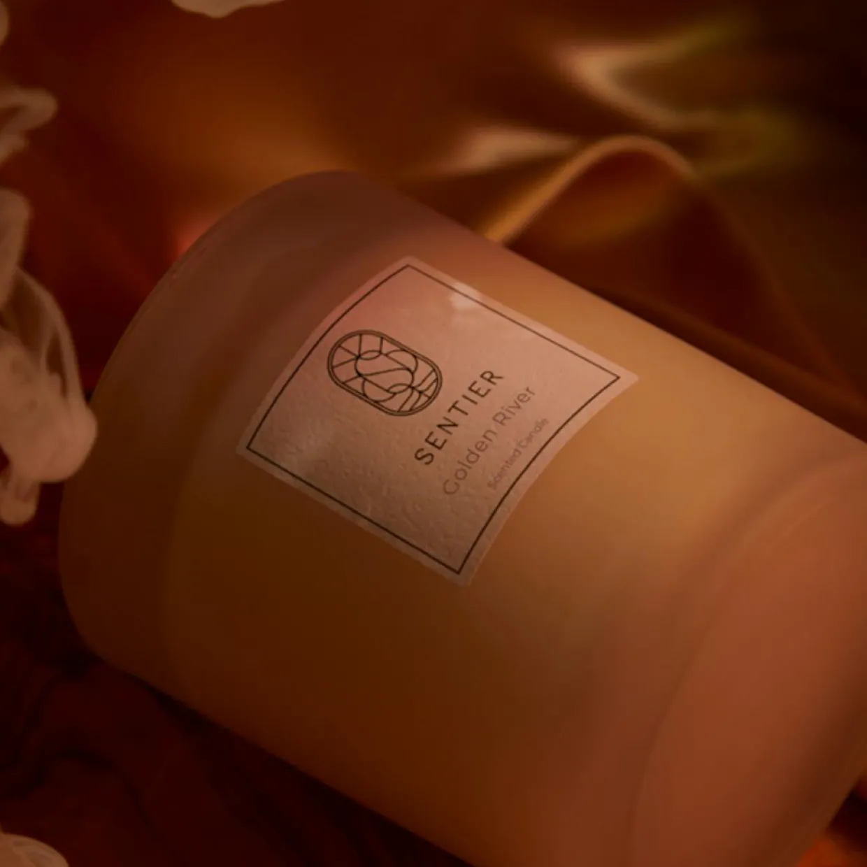 Bougie Rivière Dorée - 150 g-Sentier Hot