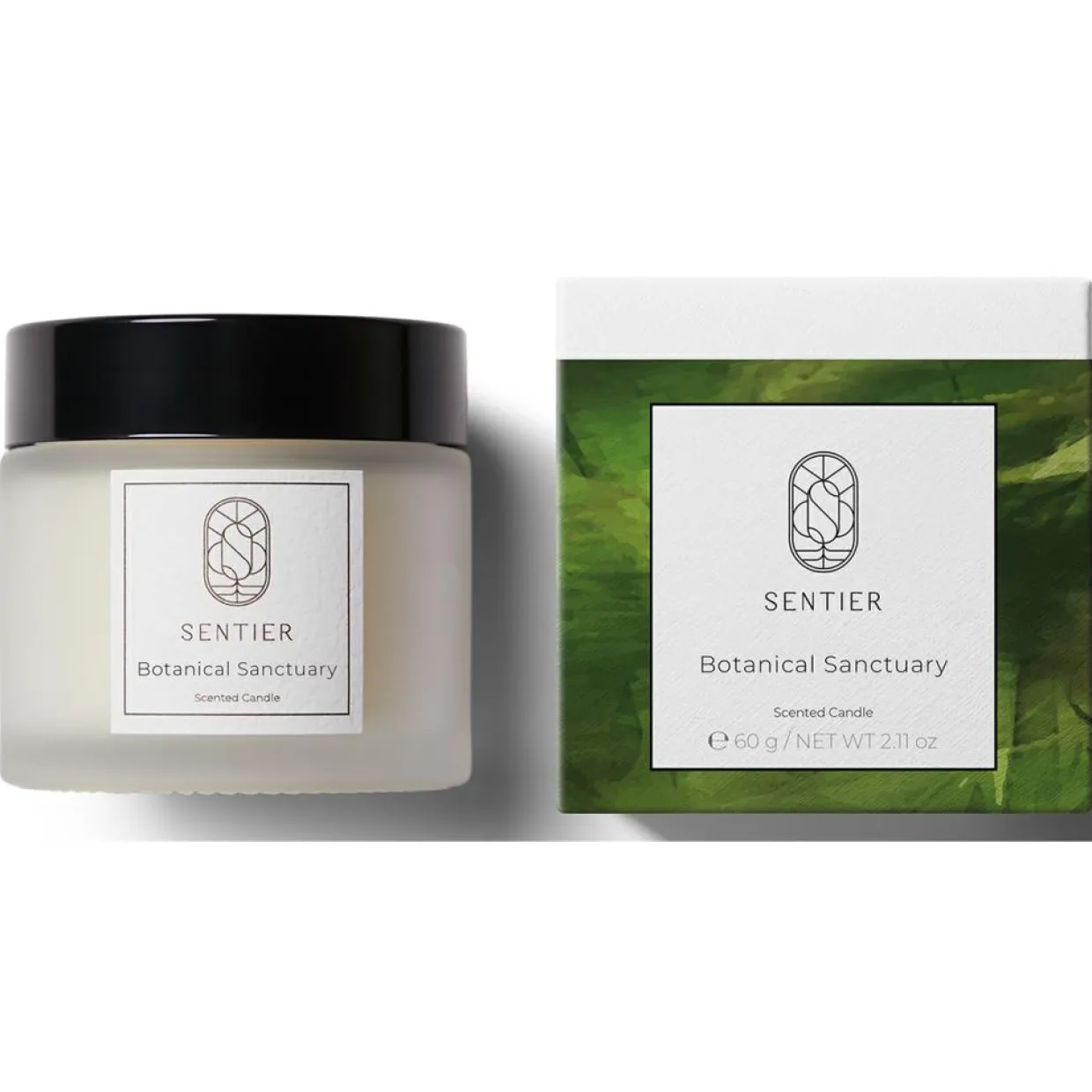 Bougie Sancturaire Botanique - 60 g-Sentier New