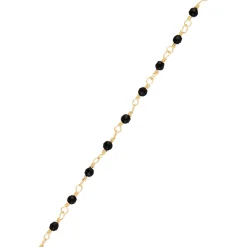 Bracelet Elisa Jade noire en laiton doré-Moonstone Hot