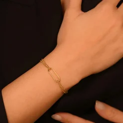Bracelet Hypnos en Argent doré-By Rafaella Online