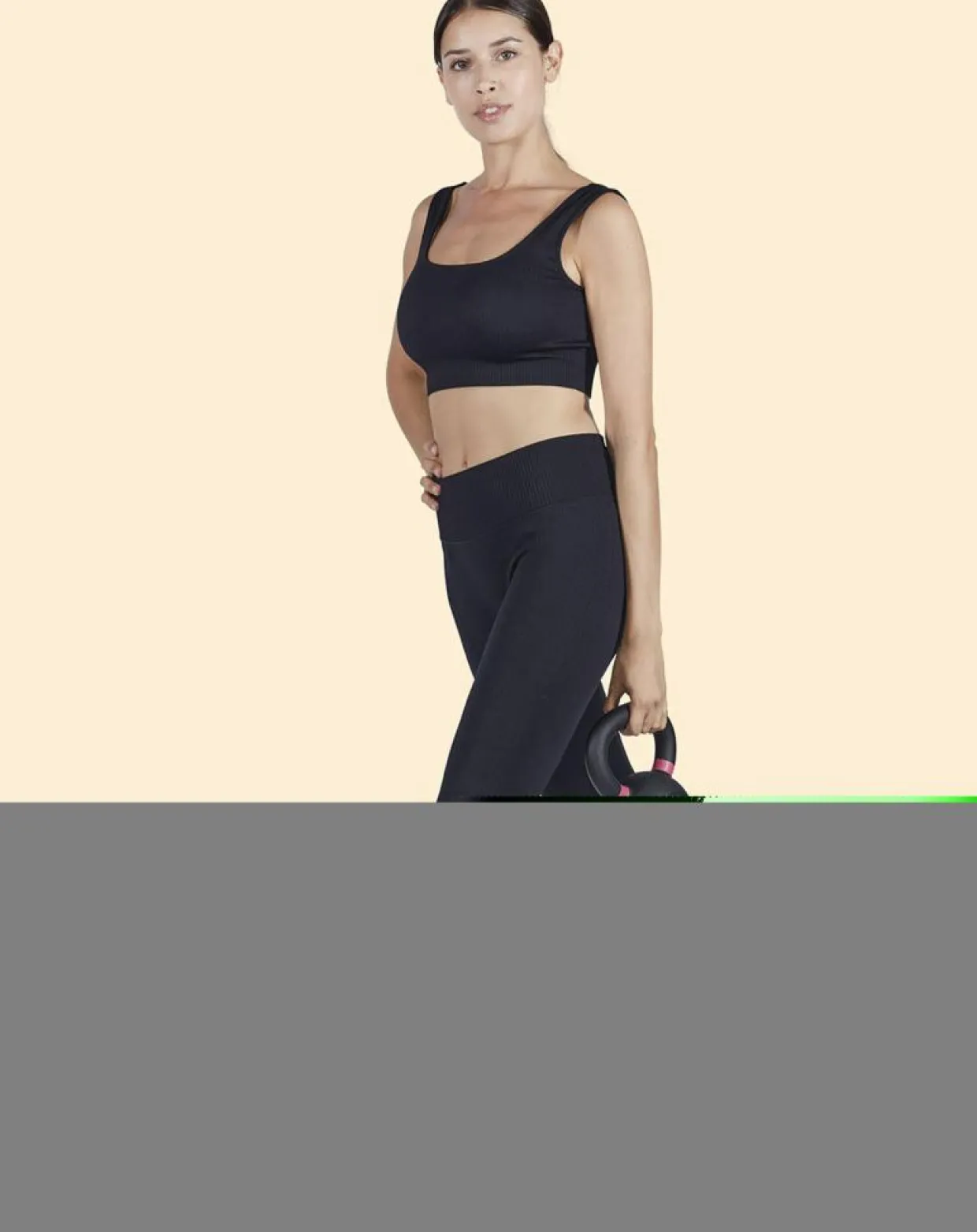 Femme Onamaste Lingerie, Nuit^Brassière de sport Maintien léger noire