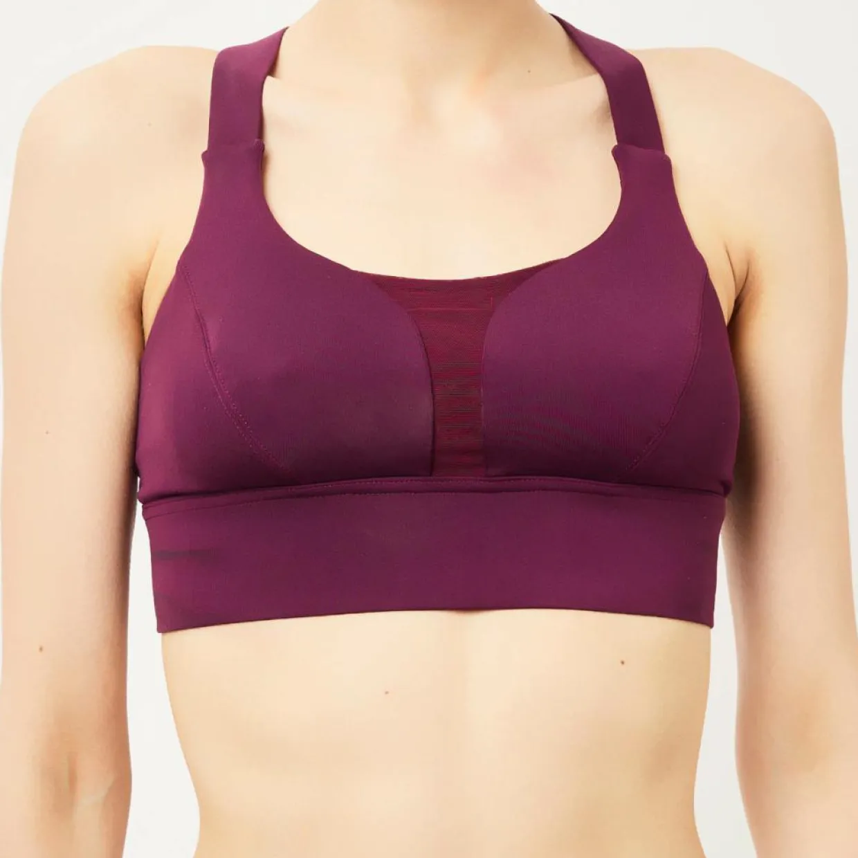 Femme Odlo Lingerie, Nuit^Brassière de Sport Médium prune