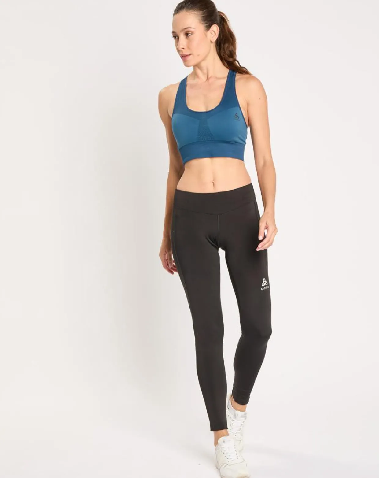 Brassière de sport Seamless Medium bleu aile sarcelle-Odlo Clearance