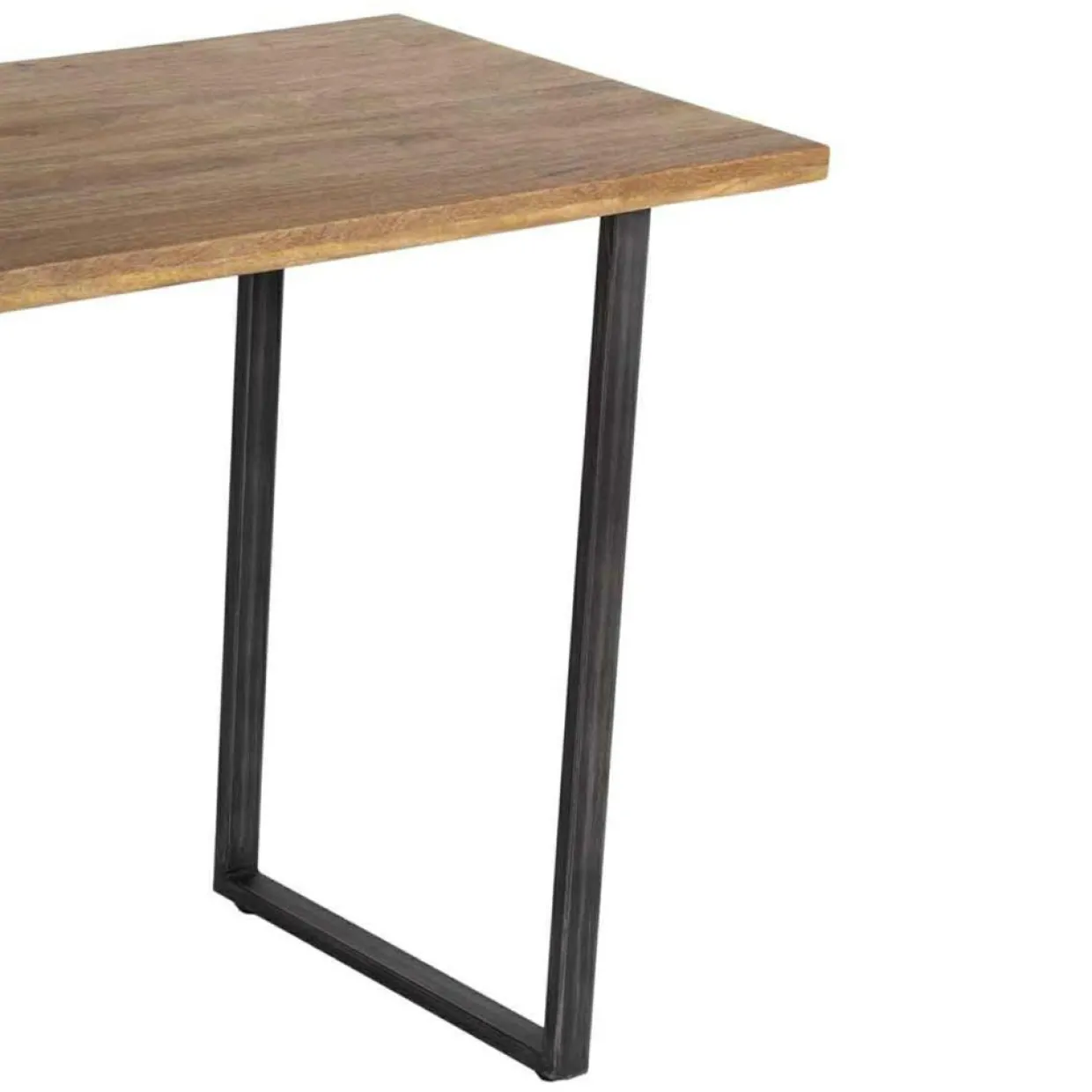 Bois & Chiffons Bureaux^Bureau avec étagère manguier stockholm noir - 130x60x130 cm