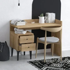 Bureau Puuk chêne - 100x80x45 cm-Wooden Art