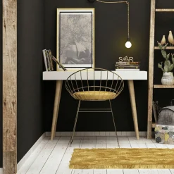 Wooden Art Bureaux^Bureau veronika blanc - 100x60x74 cm
