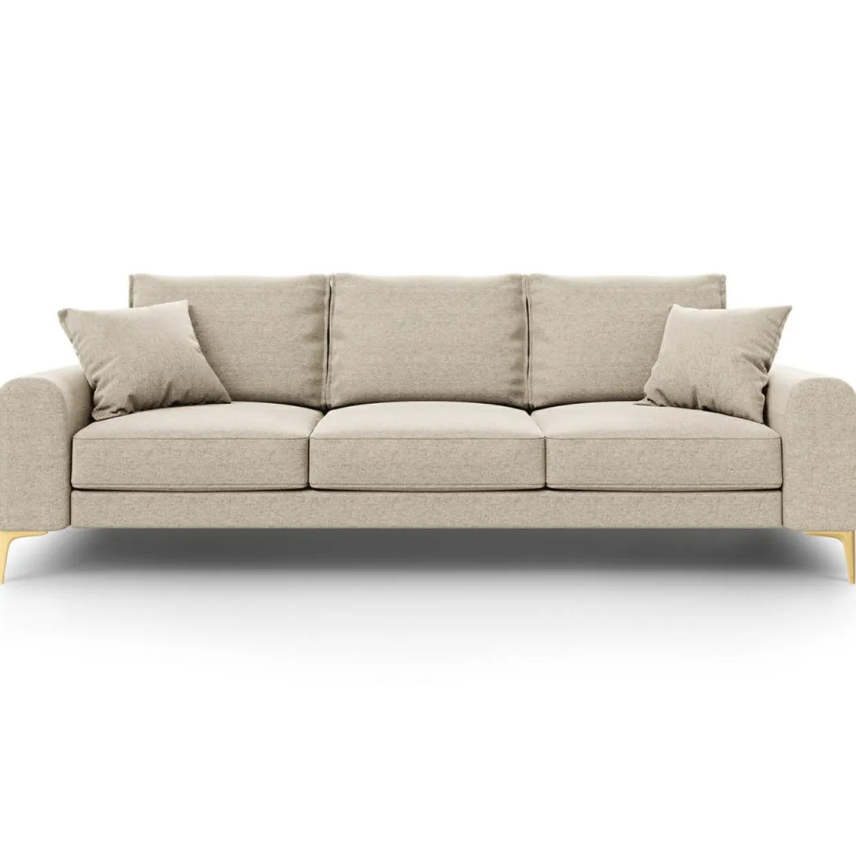 Mazzini Sofas Canapés^Canapé 4 places Madara beige - 237x102x90 cm